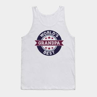 World's Best Grandpa Tank Top